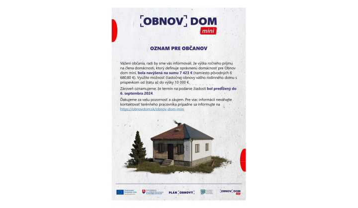 Obnov dom Mini 