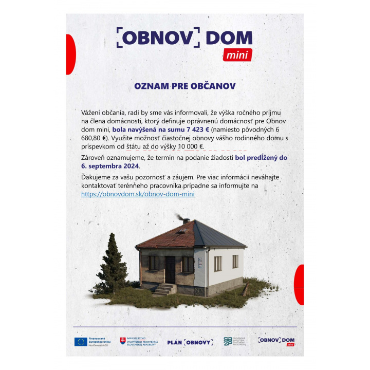 Obnov dom Mini 